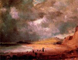 John Constable (East Bergholt, Suffolk, 1776 - London 1837), Weymouth Bay (1816)