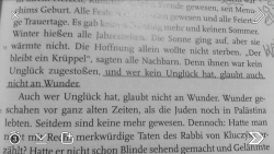 Und wer kein Unglück hat, glaubt auch nicht an Wunder