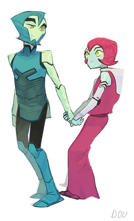 superpoweredrunaways:chicken-sketchies:Inspired by Windona’s fic featuring the Reach Scientist (Seri