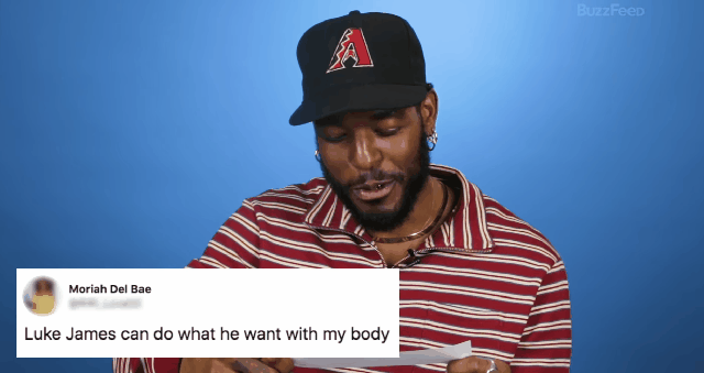 eerythingisshaka:Luke James Reads Thirst Tweets!