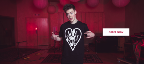 Why Don’t We Valentine’s Day merch is available! http://store.whydontwemusic.com/apparel.html