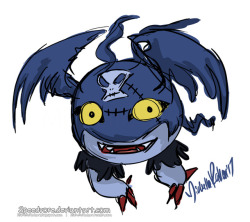 michellerakar:   I digivolved this guy into Devimon in my Cyber Sleuth game back when I was playing it.