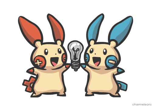 charmeleons:  [x] Plusle and Minun by request 