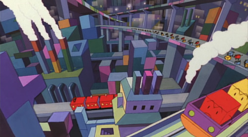 vicholas:Some background art from the 1992 Anpanman movie “Tsumikijou no Himitsu” (”The Secret of th