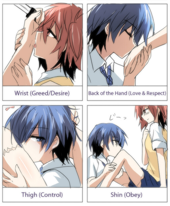 nithet:  兎角と晴 キス２２ By Artist: カゴ‐たん   &lt;3