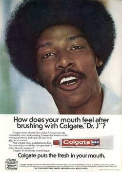 gameraboy:1976 Dr. J Colgate ad