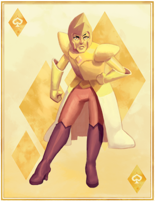 ludvictalbotart: Next is the very menacing yellowdiamond ! Haha ^_^“ I really struggled to rep