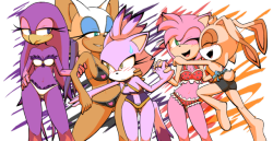 bloodrike:  Wave/Rouge/Blaze/Amy/Cream  ~Summer