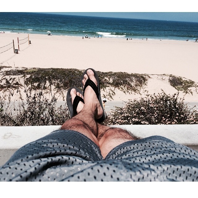 🌞+🌊+👣= 😍 (at Manhattan Beach Pier)