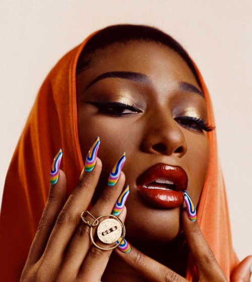 rockyblue:  MEGAN THEE STALLIONphotographed by Micaiah Carter for Marie Claire