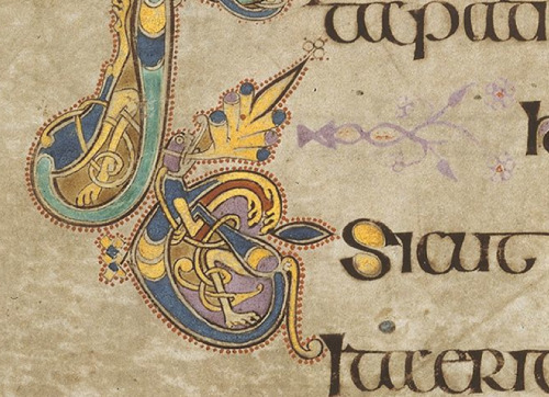 257r, Gospels, MS 58, Trinity College Dublin