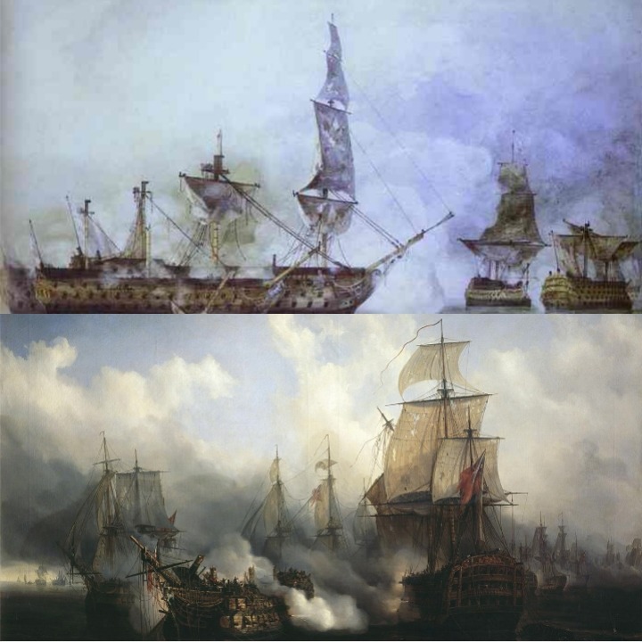 ladyinredcoat:  Today in history - the Battle of Trafalgar (21st October): one of