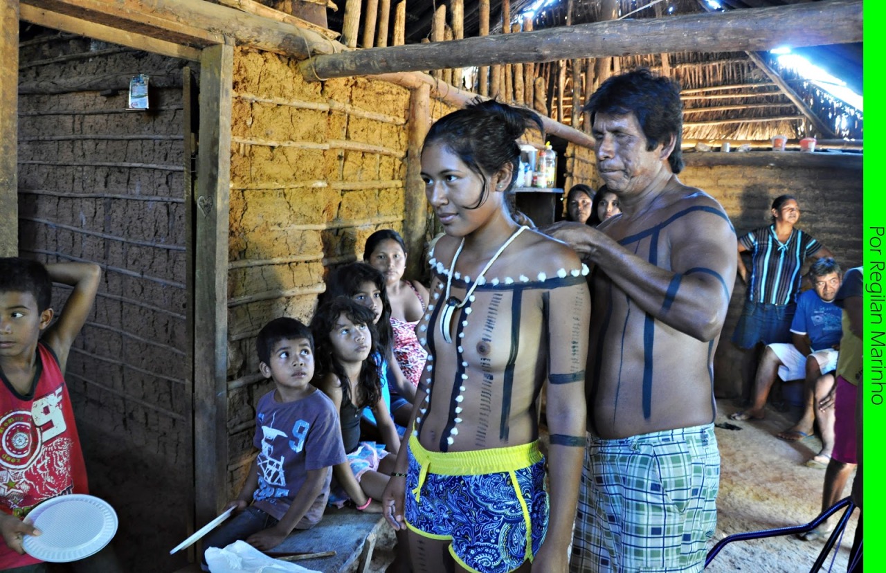 Preparations for a traditional Xerente marriage, via Assessoria de Comunicação