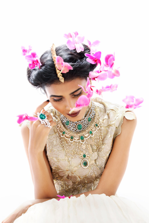 jillcomestumblingafter:allcoveredinglitter:Nidhi Sunil &amp; Radhika Nair - Grazia Indiaphotographer Taras Taraporvalast