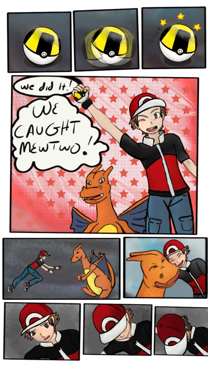 champofpallet:  This is the start of a comic I was trying to make based off the last episode of Origins that tells of what happened after Mewtwo was captured. It’s been on my drafts for months now and I never got to finish it. If you all want me to