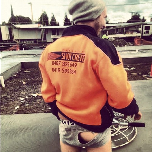funky-hunks:  The Australian Tradies are a remarkable group, normally willing to get down and dirty.
