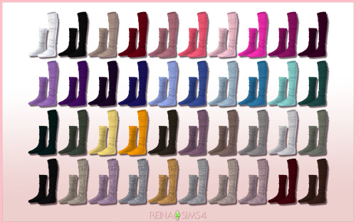 REINA_TS4_ SOCKS_01(SHOES VERSION) * New mesh / All LOD* No Re-colors without permission* Do not mod