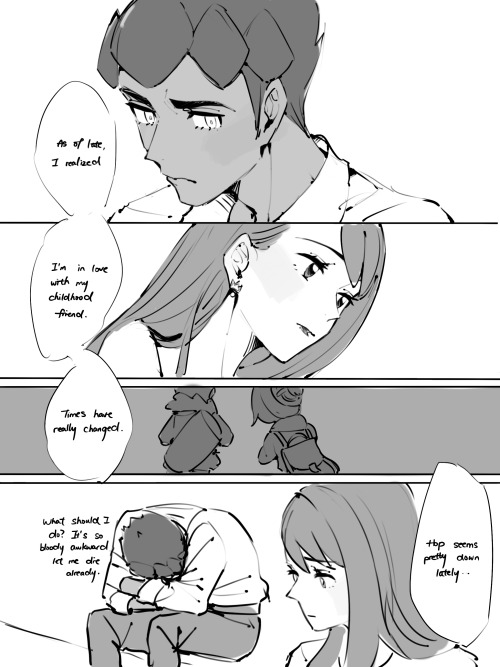 hazel0217:HPYU comic (future setting)Based on the idea that Gloria liked Hop as a kid but when they&