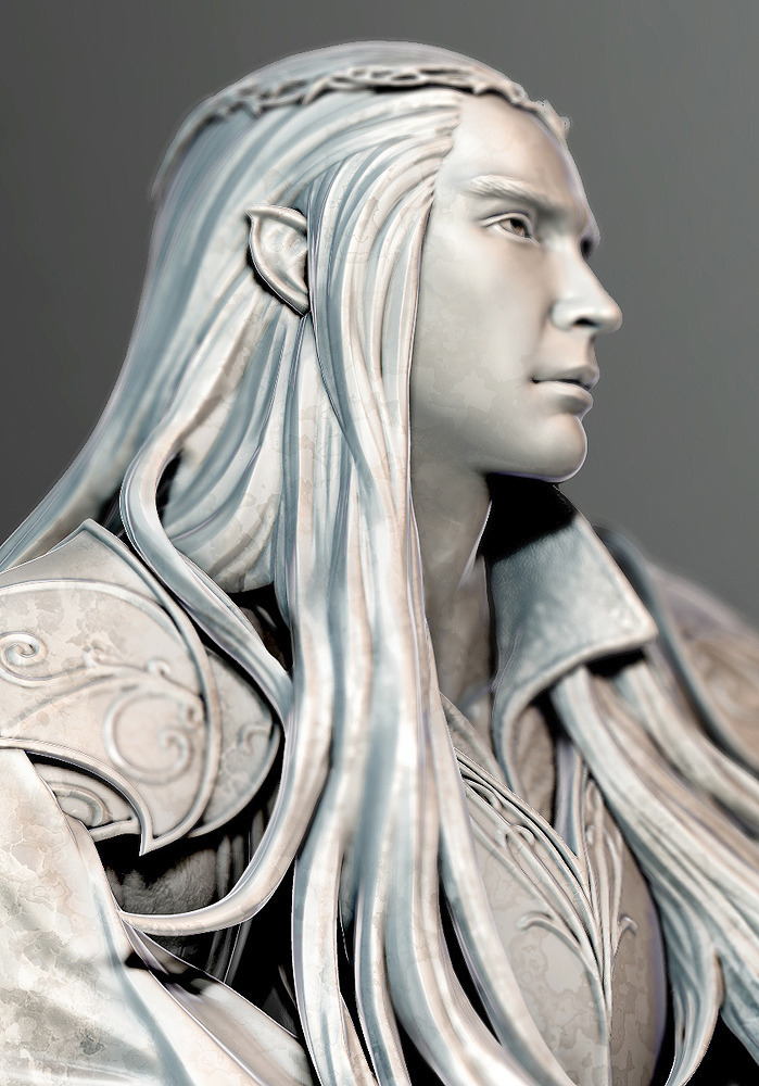 leepacejustawesome3:  helenashin:Hello Evryone !! :)This is Thranduil 3D Bust and my