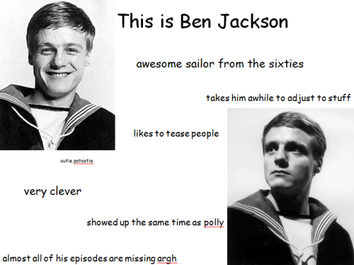 stephadoo:Classic Who Men Are Awesome → Ben Jackson