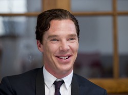 cumberbatchweb:  Smiley and suave Benedict