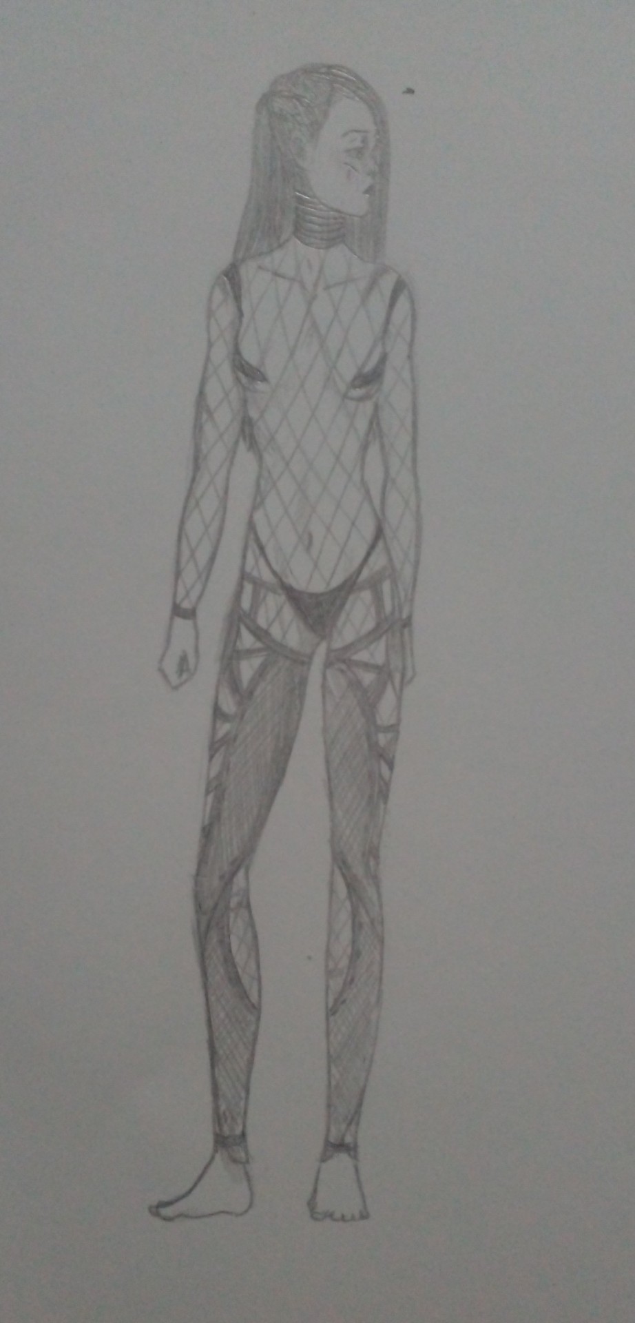 Sketch Of Kiara's Armor And Her Hunting Clothes, The Last Three Are Festival Clothes