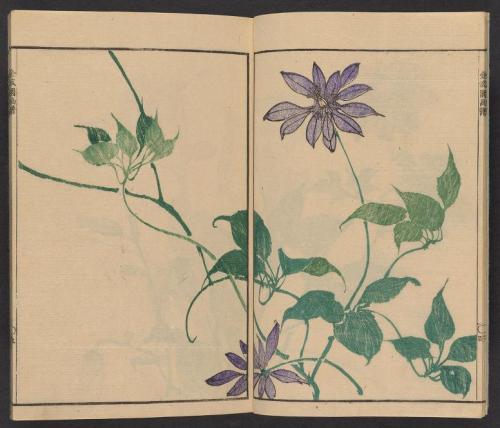 heaveninawildflower: ‘Kinpaen gafu’ by Bunpō Kawamura (Japanese, 1779-1821).  Publ