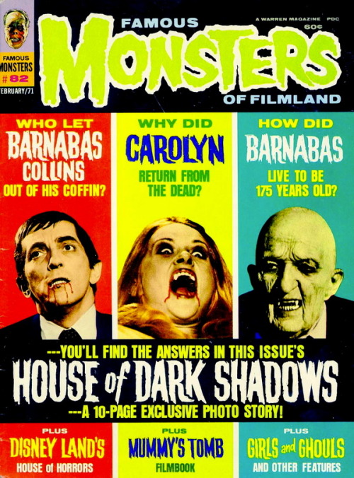 monsterman:  Famous Monsters (No.82, Feb 1971) 