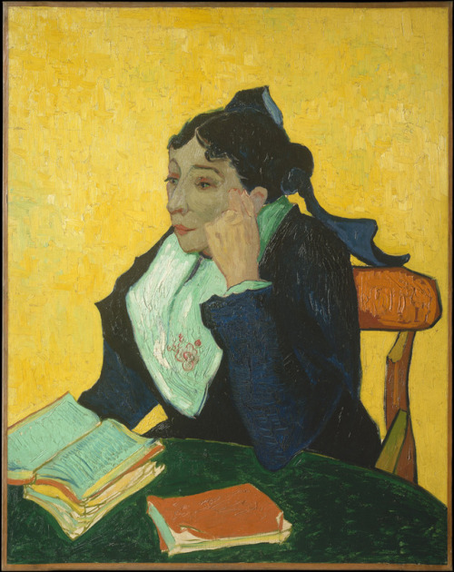 artsof:L'Arlésienne: Madame Joseph-Michel Ginoux | Vincent van Gogh | 1889 | MET NY“While in Arles, 