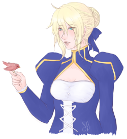 sammi-doodles:ArturiaRewatching Fate/Zero