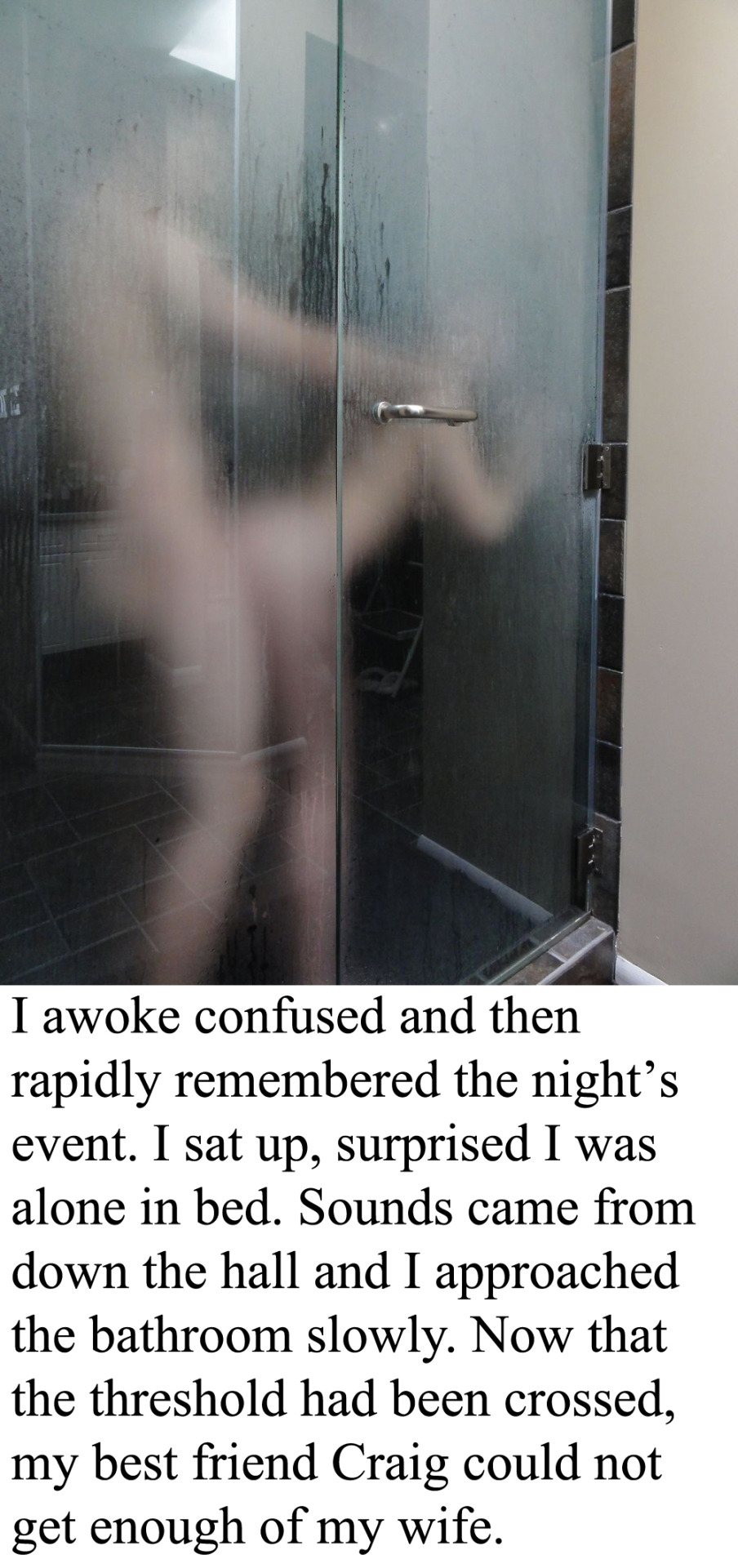 myeroticbunny:  I awoke confused and then rapidly remembered the night’s event.