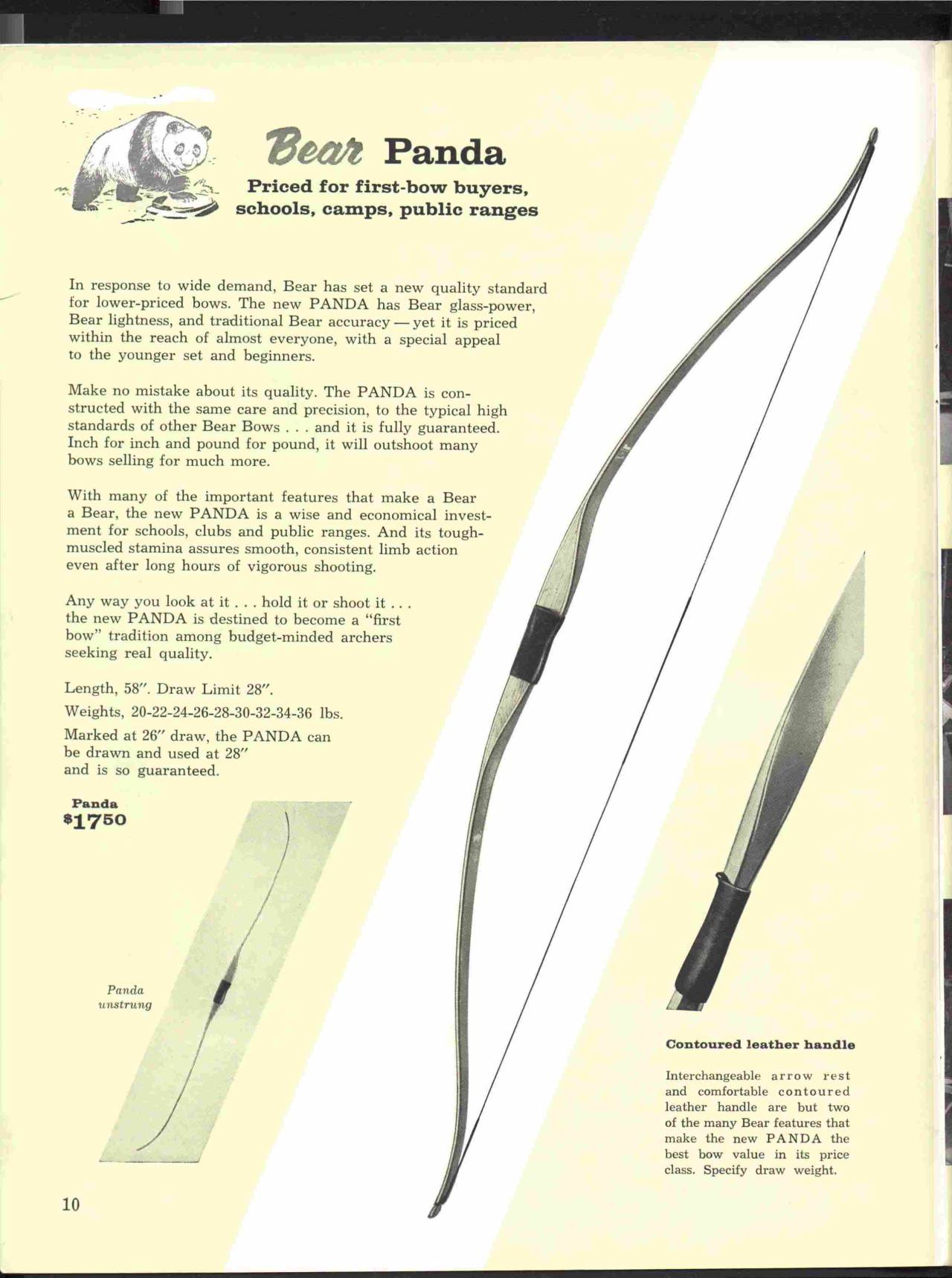 Bear 1958 Archery Catalog 