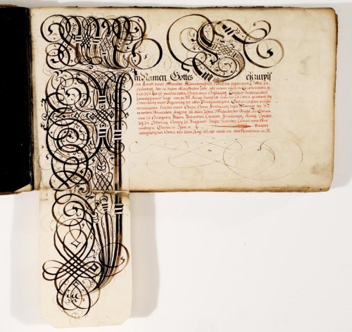 Johann Hering zu Kulmbach, Calligraphy Manual, Kalligraphische Schriftvorlagen, 1634. Staatsbiblioth