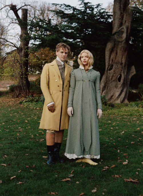 costumeloverz71: Anya Taylor Joy and Johnny Flynn in Vogue to promote the upcoming Emma movie..