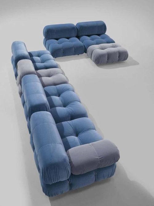 virtualgeometry:Mario Bellini, modular ‘Cameleonda’ sofa, Italy, 1972. 