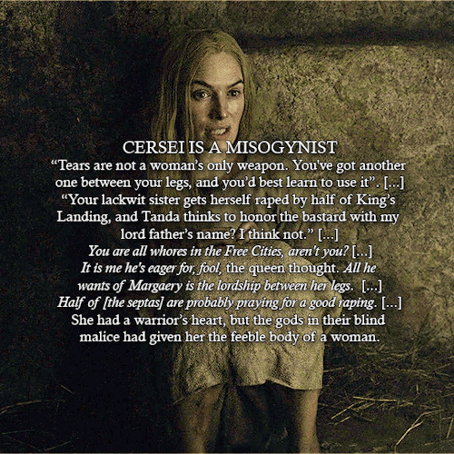 catelynoftherivers:asoiafdaenerysdaily:Why Daenerys Targaryen and Cersei Lannister are foils + Relat
