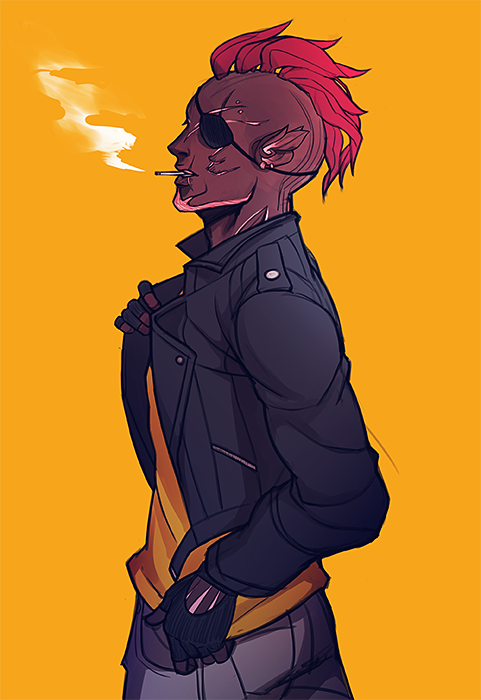 gardenofdawn:  sylvari wearing modern day clothing haha don’t ask 