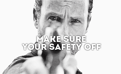 Rick + pointing gun