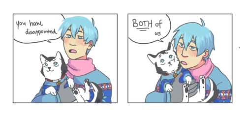 fucklovingmeme: @starryeydsailor mentioned kuroko and nigou in matching sweaters and i absolutely ha