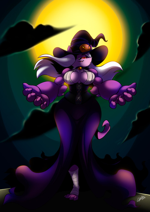 chalodillo: A bit late for the holidays, but I wanted to finish my half of the trade with CrikeyDave.  He did an amazing Sarah Witch rendition, so I tried my best with his Vix.  