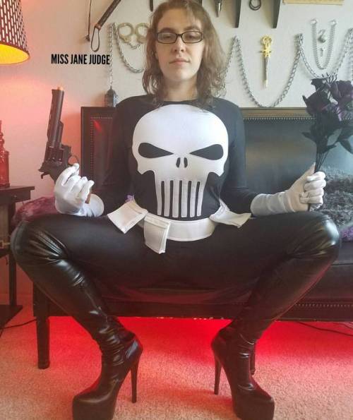 Vengeance is her name&hellip; custom videos available now as the Punisher. Missjanejudge@outlook #fe