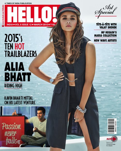 bollymusings:Alia Bhatt for Hello!, March 2015