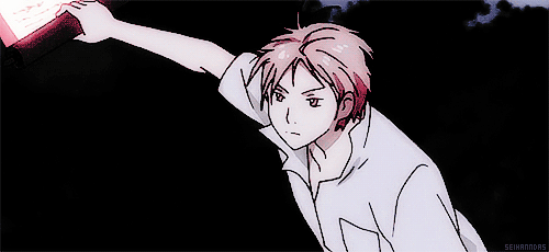 seihanndas: Natsume summoning a Shiki | Daylight, come forth from the  path. A being to exorcise the shadow!