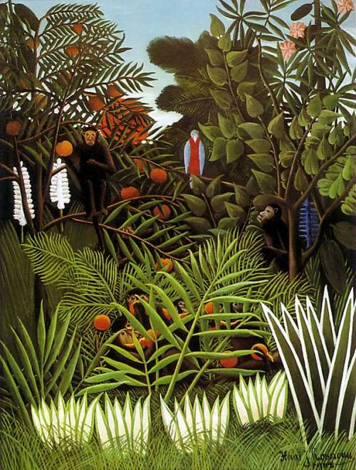 artist-rousseau: Exotic Landscape, 1908, Henri RousseauMedium: oil,canvas