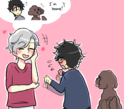 kokomimi:  Viktor finds both of them adorable   ♥  