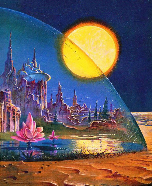 70sscifiart:Cover to David Brin’s Sundiver, artist uncredited 