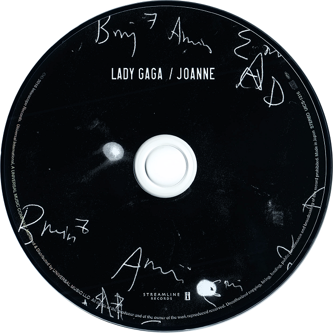 lgsource:  Lady Gaga’s 5 albums’ Disc Art.