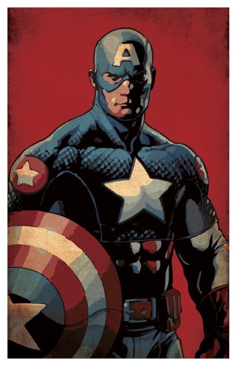 comicbookartwork:  CAPTAIN AMERICA