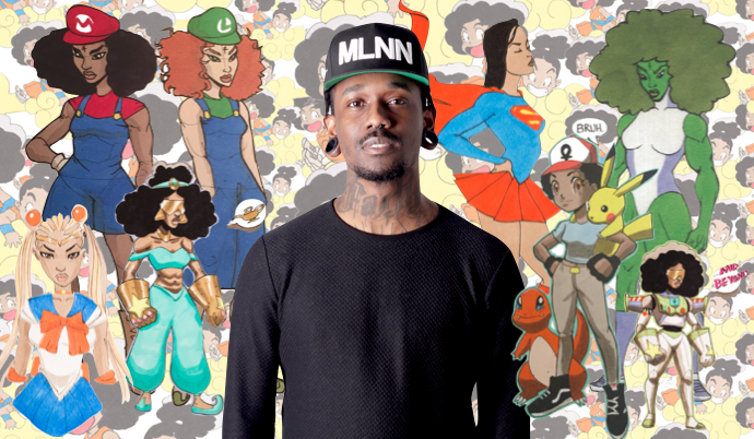Meet the Artist Using Superheroes to Highlight Racism