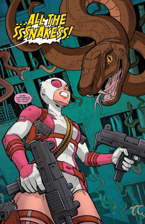 comicstallion: From Unbelievable Gwenpool #021, “Doom Sees You, Part 1”Art by Irene Strychalski and 